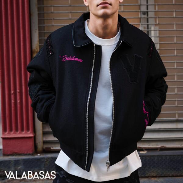 WEIRDO「WIND UP - AWARD JACKET / BLACK WEIRDO「WIND UP - AWARD JACKET / BLACK