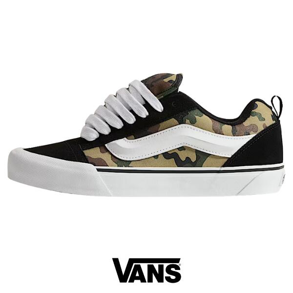 VANS / ヴァンズ「"Knu Skool" Camo&times;True White」ニュースクール スニーカー ローカットスニーカー スケーター スケートボード スケボー ストリート サーフ バイカー スノーボード バンズ カモフラ 迷彩｜B2W