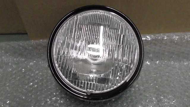 楽天市場】スズキ GS50 ヘッドライト メッキ レンズ径130φ H4 ハロゲン