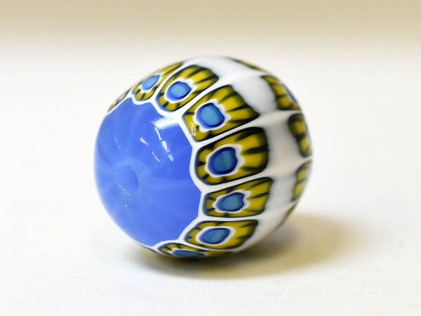 楽天市場】【2303】ANTIQUEヴェネチア7層シェブロン大玉A2【とんぼ玉