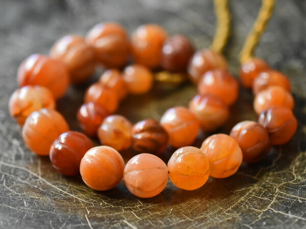 楽天市場】【2303】マリ出土 ANTIQUEカーネリアンビーズ丸管型一連