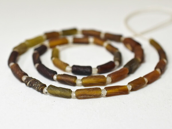 楽天市場】【1508】古代ローマン&イスラムミックスビーズ一連【とんぼ