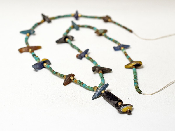 楽天市場】【1508】古代ローマン&イスラムミックスビーズ一連【とんぼ