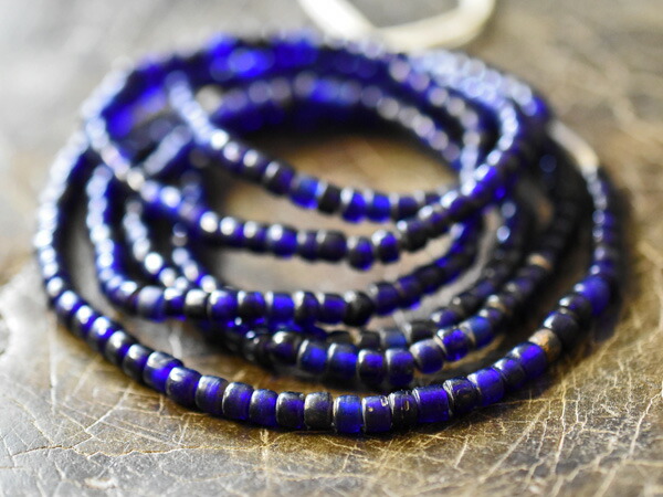 楽天市場】【2407】ANTIQUEナガ族古色白筒型小粒ビーズ一連B（Φ3.5mm