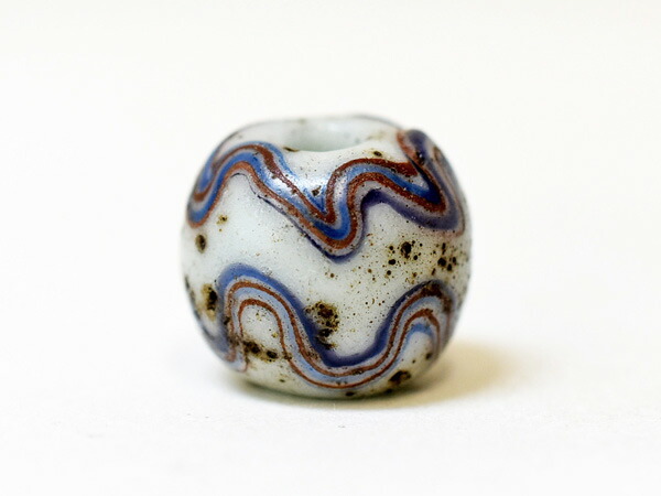 楽天市場】【2211】江戸とんぼ玉 2色波状紋の法隆寺玉4【とんぼ玉