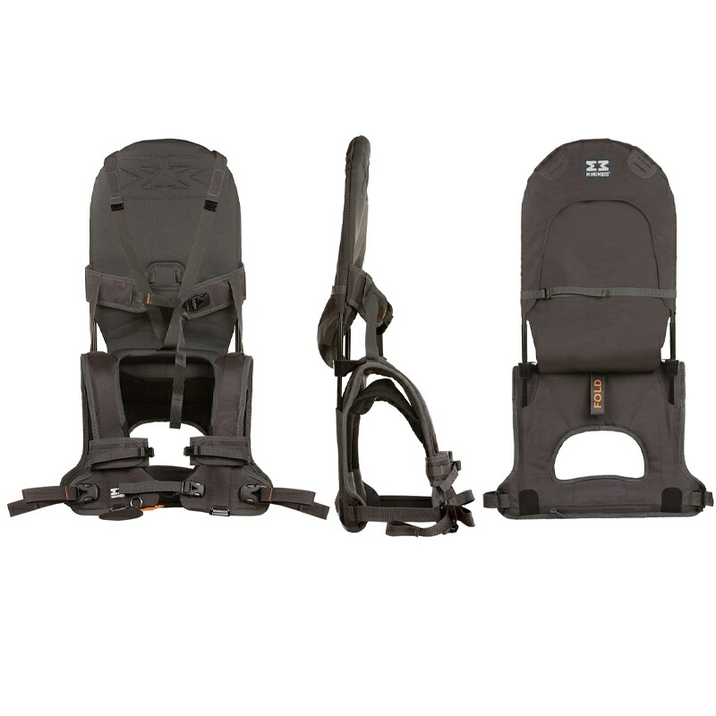 MINIMEIS G4 (ダークグレー/ブラック)ベビー肩車椅子 ベビーキャリア minimeis G4 肩車 ミニマイス 第4世代 MINIMEIS ハンズ