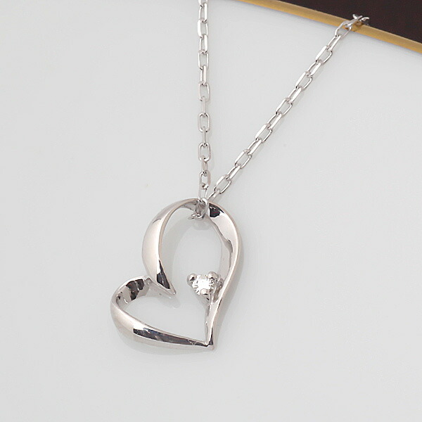 楽天市場】【プラチナ】オープンハート ペンダントトップ PT900 pt900
