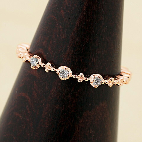 K10wg Pg Yg ダイヤモンド クラシカル トリロジー ピンキー リング 送料無料 品質保証書 代引手数料無料 指輪 10k 10金 21人気新作 ギフト ホワイトデー ダイヤ プレゼント 人気 ピンキーリング 可愛い クリスマス アンティーク 誕生日 4月 ピンキー対応 ゴールド