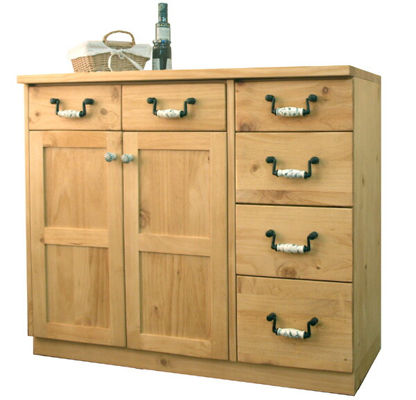 カントリー家具　木製扉付きキャビネット 楽天市場】カントリーキャビネット 【カントリーパイン