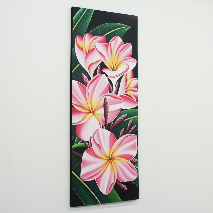 送料無料 バリ絵画 プルメリア Pa 126 2 1 45cm モダン絵画 アジアン雑貨 アジアン家具 アジアンインテリア バリ雑貨 バリ家具 アジアン絵画 横型絵画 絵画 絵 壁飾り アートパネル Lojascarrossel Com Br