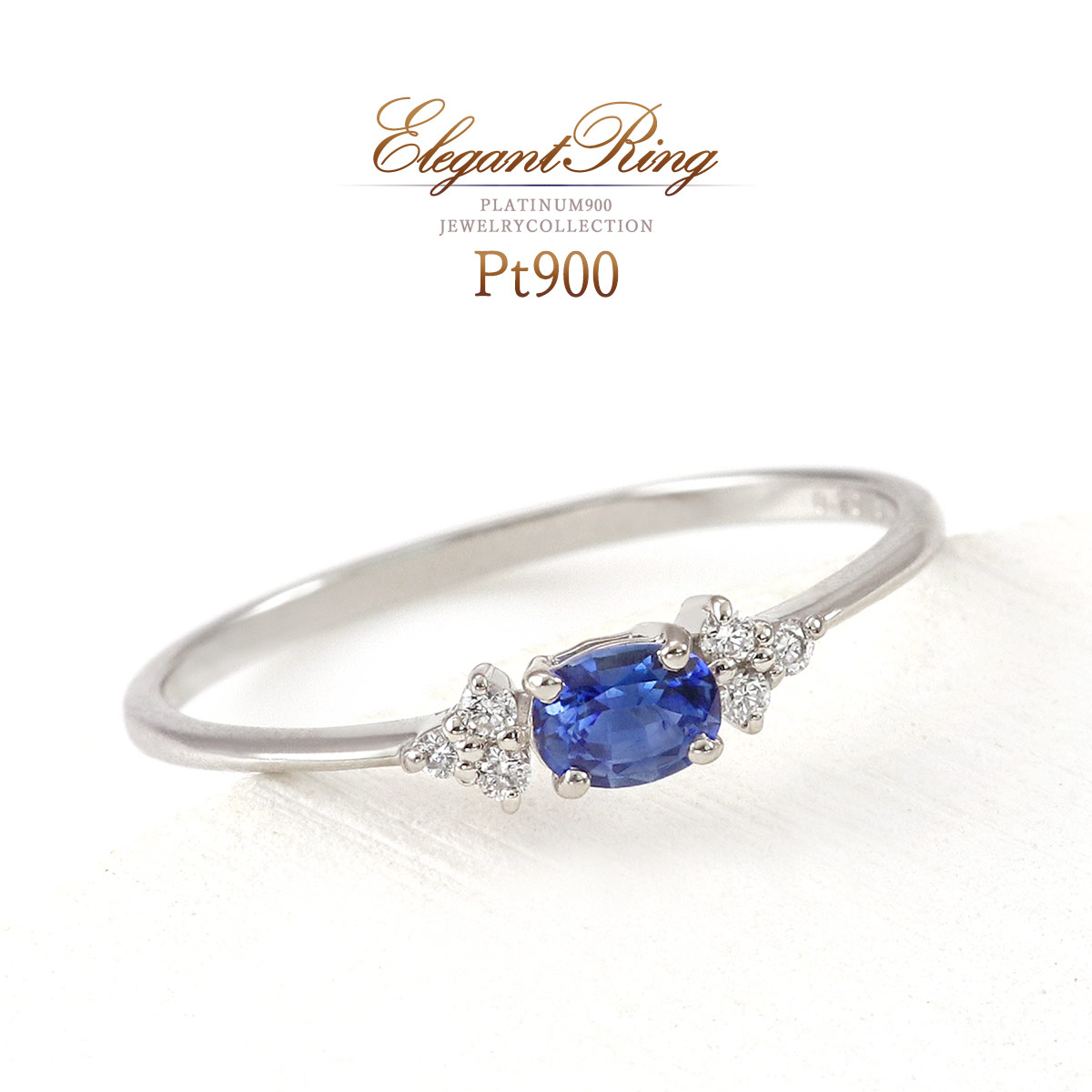 楽天市場】Pt900 ダイヤモンド&サファイア リングアンティーク 人気