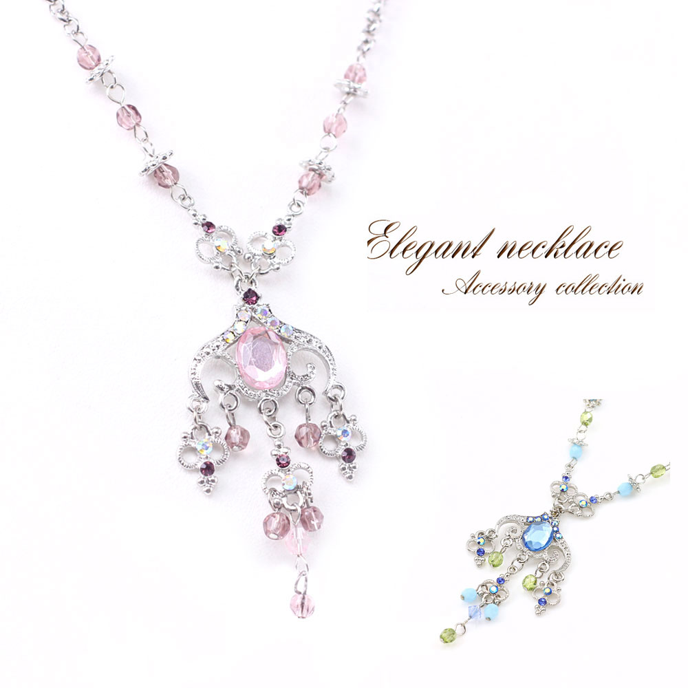 楽天市場】レディース ネックレス アクセサリー ピンク かわいい