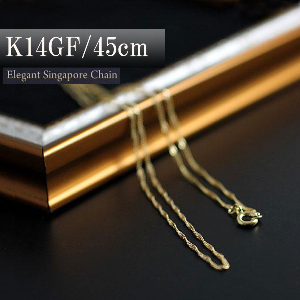 楽天市場】ネックレス チェーン ゴールド 14KGF アメリカ製 メール便 ...