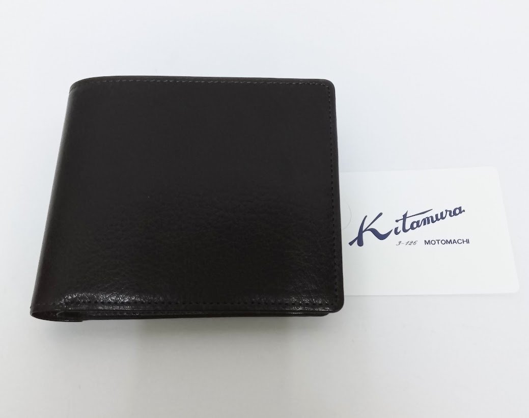 楽天市場】キタムラK2 KITAMURAK2 二つ折り財布 ブラック 黒 レザー