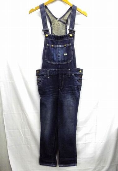 RRL デニム　オーバーオール RRL(ダブルアールエルラルフローレン):デニム オーバーオール