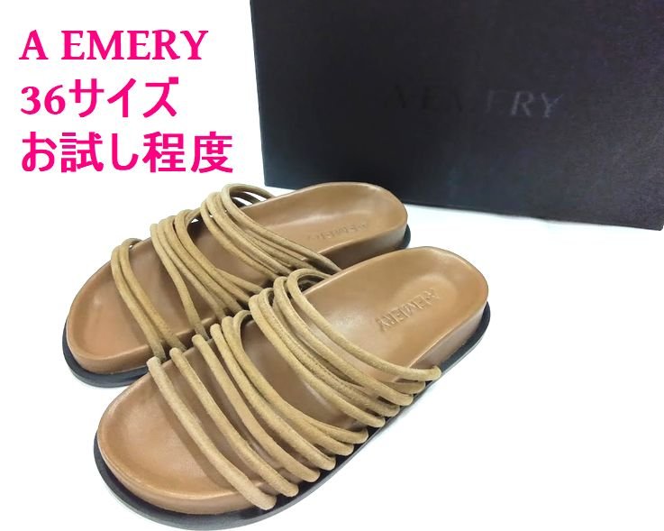 【値下げ】ameri vintageアメリヴィンテージ サンダル Mキャメル 1867825963.jpg?1680583381