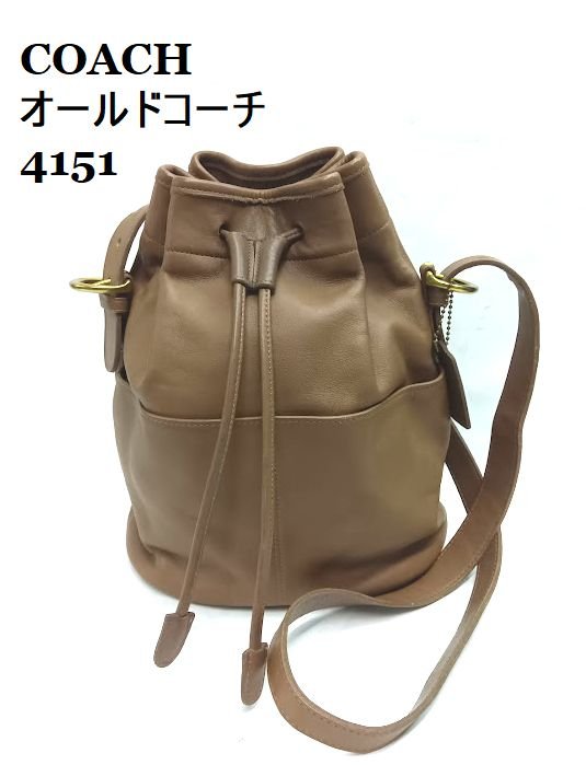 楽天市場】美品 コーチ COACH 巾着型 ショルダーバッグ 4905