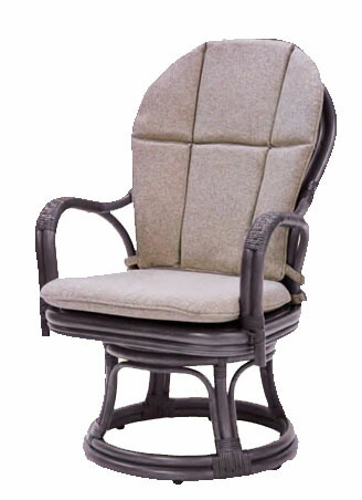 風間 カザマ KAZAMA オリッサハイバックシーベルチェア 回転椅子 アームチェア ラタン家具 　籐家具 01-S002-02 【送料無料】 【安楽】 【リラックス】 【ゆったり】【母の日】 【父の日】 【ギフト】