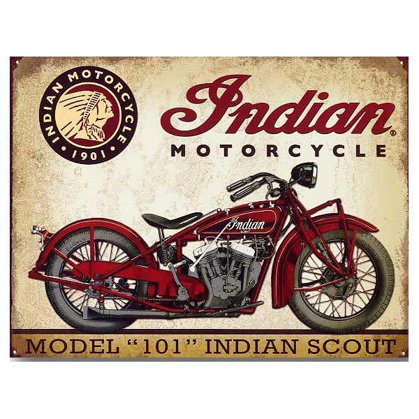 CGP　インディアンモーターサイクル 看板 楽天市場】インディアンモーターサイクル ブリキ看板 1934年