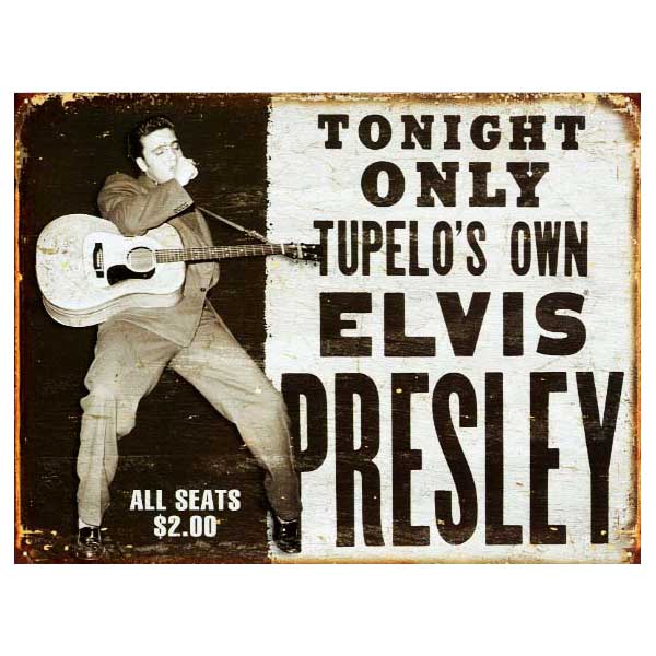 エルヴィス プレスリー ライブ告知 レトロ調 アメリカンブリキ看板 アメリカ ブリキ看板 アメリカン雑貨 アメリカ雑貨 サインプレート サインボード ティンサイン メタルプレート バー カフェ 看板 ポスター おしゃれ 店舗 ガレージ インテリア 再入荷しました