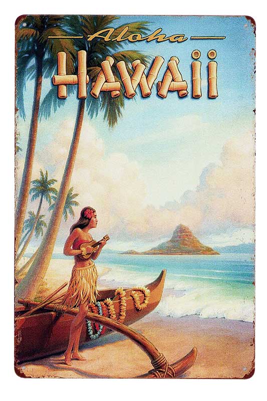 楽天市場】アメリカン雑貨 サインプレート アイアン看板 HAWAII ハワイ