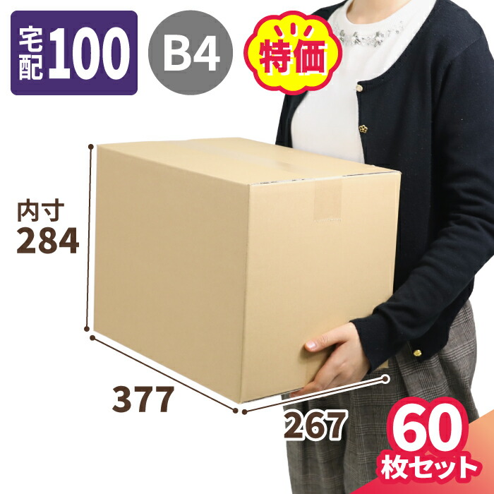 楽天市場】ダンボール 100サイズ 10枚〜50枚 (440×310×220) 段ボール