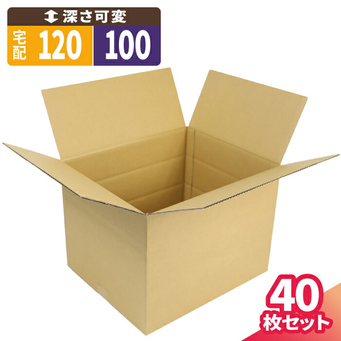 大人気新作 ダンボール 120サイズ 40枚 610×430×120 段ボール 宅配120 ダンボール箱 A2サイズ 120 段ボール箱 梱包用  梱包資材 梱包 箱 A2 宅配 引っ越し 引っ越し用 引越し 発送箱 ヤマト運輸 佐川 衣類 収納 雑誌 保管箱 クラフト ボックス 5619  fucoa.cl