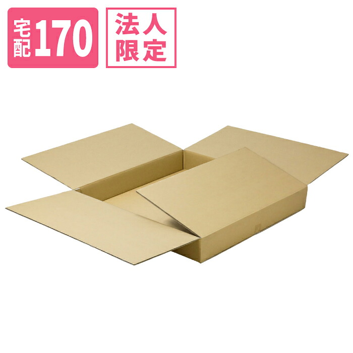 【法人限定激安特価】ダンボール 170サイズ (750&times;750&times;100) 宅配170サイズ 段ボール 段ボール箱 梱包資材 梱包材 梱包 箱 宅配箱 ヤマト 宅急便 ヤマト運輸 ゆうパック 佐川 宅配 (8310)｜アースダンボール店