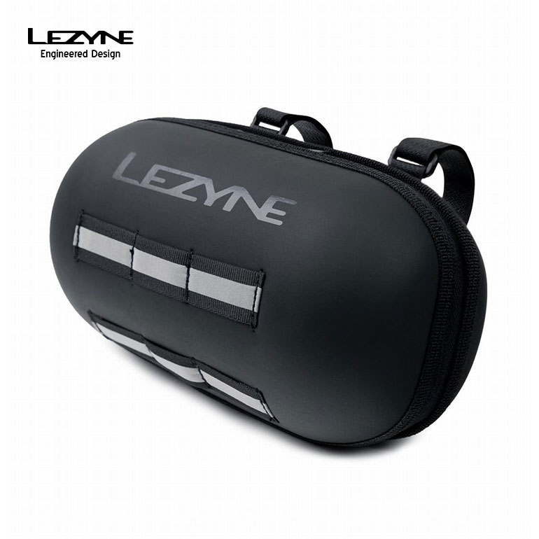 LEZYNE レザイン HARD 自転車 バッグ EVAフォームボディ BAR フック付きアクセサリ取付可能 ライト ベルクロストラップ アクセサリー  CADDY フロントバッグ