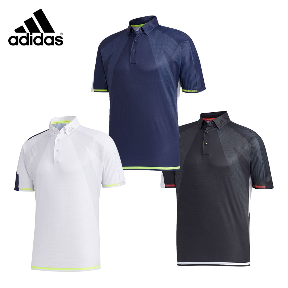 楽天市場 土日もあす楽 30 Off セール Adidas アディダス メンズ ゴルフウェア シャツ エンボスプリント 半袖ボタンダウンシャツ ss 春夏 Gki23 ゴルフ Golf 半袖 シャツ Fj32 Fj38 送料無料 代引き手数料無料 ベストスポーツ