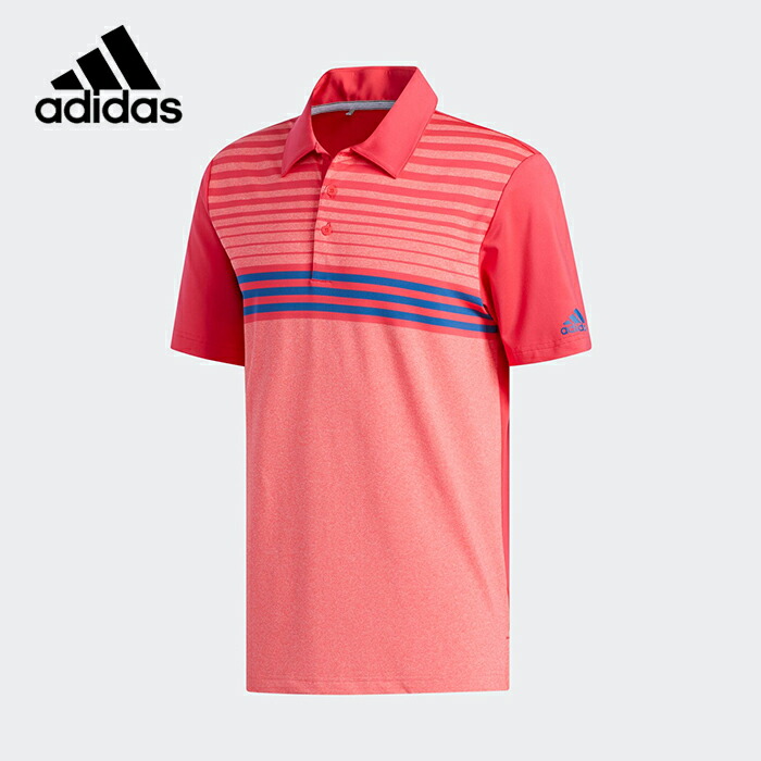 楽天市場 土日もあす楽 35 Off セール メンズ ゴルフウェア 半袖ポロシャツ Adidas アディダス 春夏 19ss アルティメイト365 チェストストライプ 半袖シャツ 襟付き Fvx09 トップス 送料無料 代引き手数料無料 ベストスポーツ