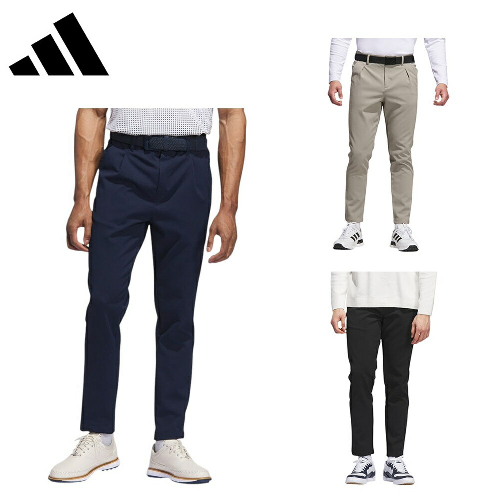 adidas アディダスメイド メンズ ゴルフウェア パンツ メンズ パフォーマンスゴルフ GO-TOプリーツパンツ JVV15 25FW 秋冬 ルーズフィット ボタンクロージャー 汎用性 プリーツデザイン 軽量 ポリエステル|ベストスポーツ