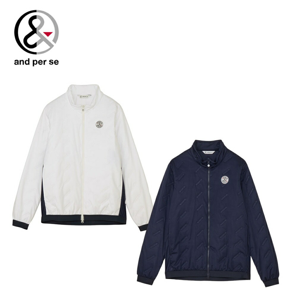 楽天市場】アンパスィ and per se ゴルフウェア ブルゾン メンズ