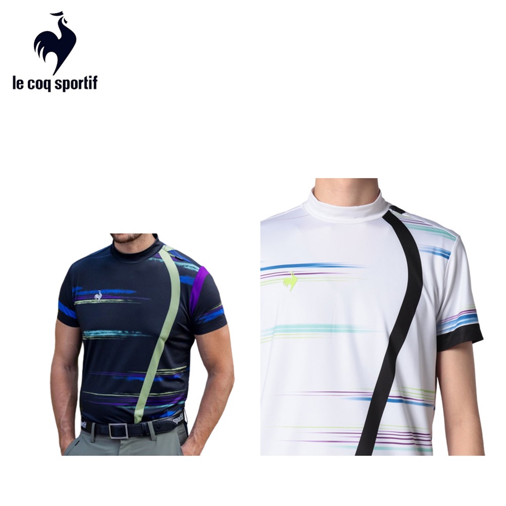 le coq sportif golf ルコック デザイン モックネック シャツ le coq sportif ゴルフウェア メンズ 長袖シャツ ルコック golf