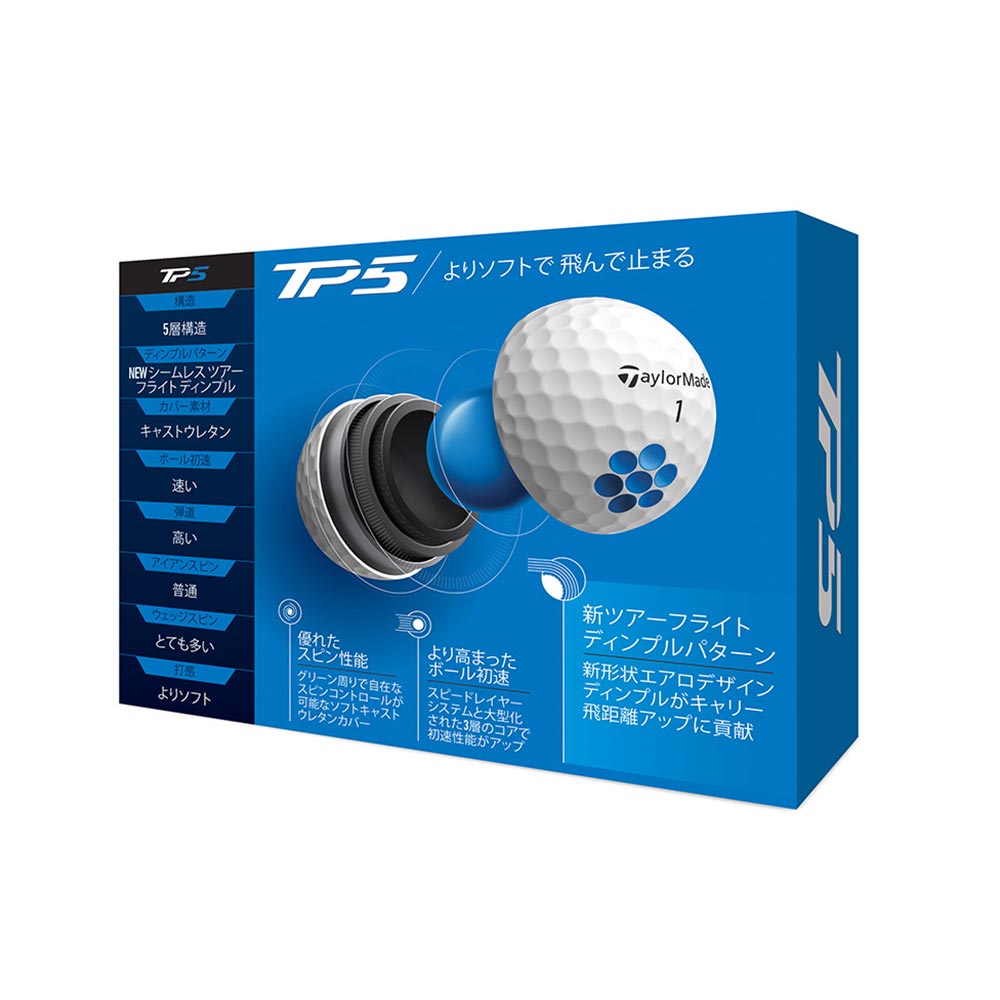 土日もあす楽 ゴルフボール 1ダース 12球入り 21年モデル Taylormade テーラーメイド 日本正規品 New Tp5 ボール 12個入り 12球入 ホワイト イエロー N N Rvcconst Com