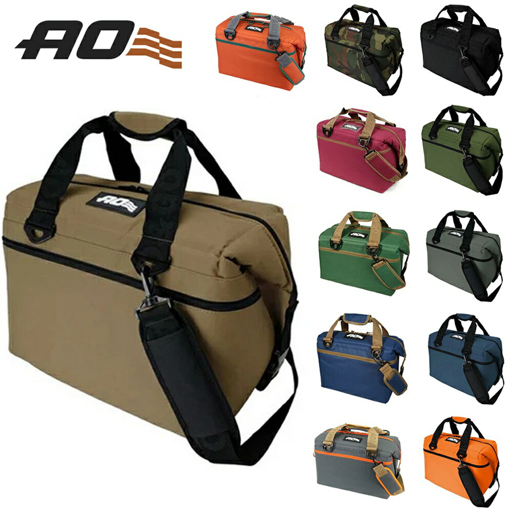 AO Coolers エーオークーラーズ ユニセックス アウトドア クーラーボックス 24パック キャンバス ソフトクーラー AO24 保冷力 断熱効果2倍 高品質ビニールライナー 独立気泡ファーム ナイロン ポリエチレン ポリエステル ポリウレタン｜ベストスポーツ