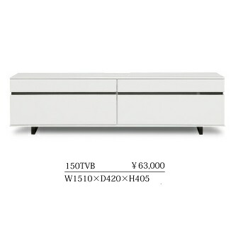 TVゲーム盤 ネオス 150TVBＷＨ御機嫌グロス腰かけ貼り鏡面塗り付けるウレタン塗り付ける抽き出し：フルオープンレール付貨物輸送無料(部屋の入り口前送りとどける)北海道・沖縄・離島は除く