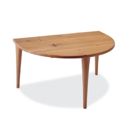 楽天市場】飛騨産業 森のことば ダイニングテーブル 半月形 半円形