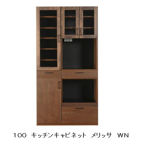 【開梱設置送料無料】レグナテック社製100キッチンキャビネットメリッサ(大地の女神)2素材対応(WN/OAK)ウレタン塗装受注生産(納期約30～40日)開梱設置送料無料北海道、沖縄、離島は別途お見積り｜Ｆ-ＲＯＯＭ
