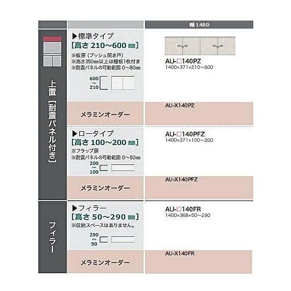 ［貨物輸送無料］綾野製造所140フィラー ADEL(アデル)金-140FR本体：スタッコホワイト前板定番：スタッコホワイトオーダー3色相応う/メラミン購入注文60色高さ50～290粍納期5～6週貨物輸送無料(部屋の入り口前送りとどける)沖縄・北海道・離島は除く