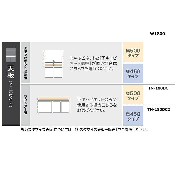 綾野製造所 180カウンタ用天板アンワット秒 (Unjour)TN-180DC(奥ぶかさ：500粍)TN-180DC2(奥ぶかさ：450粍)D：薄墨色陶器調納期4週貨物輸送無料(部屋の入り口前送りとどける)沖縄・北海道・離島は除く