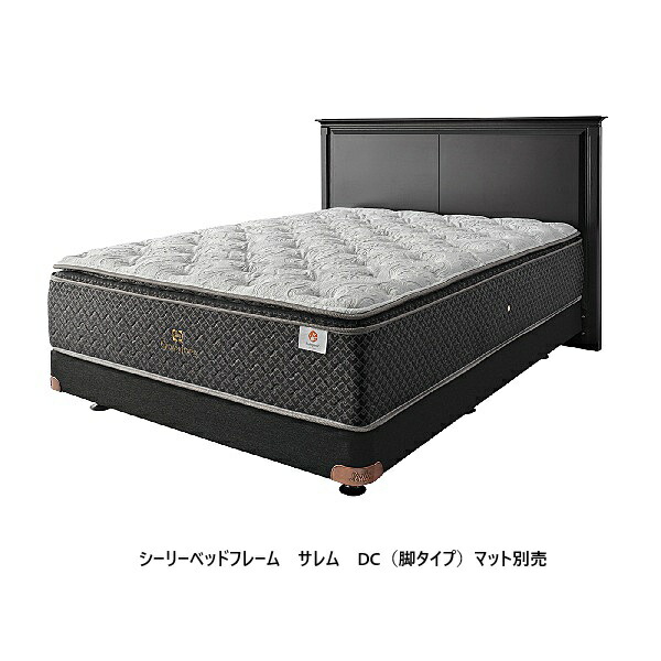 【開梱据え付ける貨物輸送無料】シーリー (Sealy) 国産ベッドフレームサレム(Solemn) DC(脚手合い)4大きさ相応う：S/SD/D/DWひな形：死灰純一無雑・ウレタンペンキ塗り引っ敷き別開梱据え付ける貨物輸送無料北海道・沖縄・離島は積もり書き