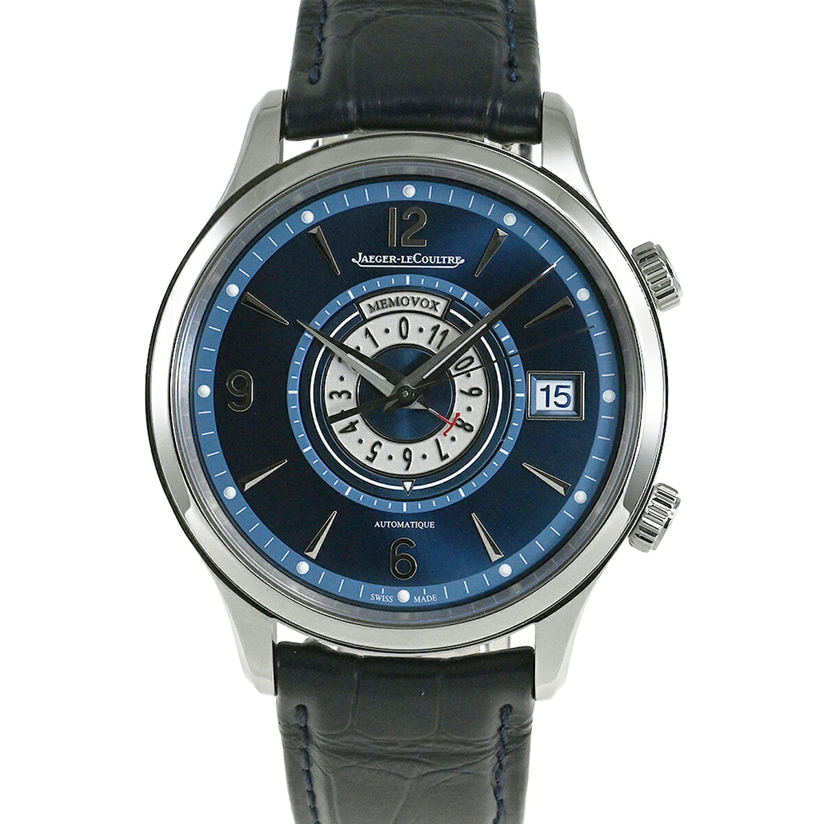 ☆サマーセール☆【中古】JAEGER-LECOULTRE ジャガー・ルクルト マスター・コントロール メモボックス・タイマ 世界限定250本 Q410848J(830.8.96.S)|BIG MOON 店