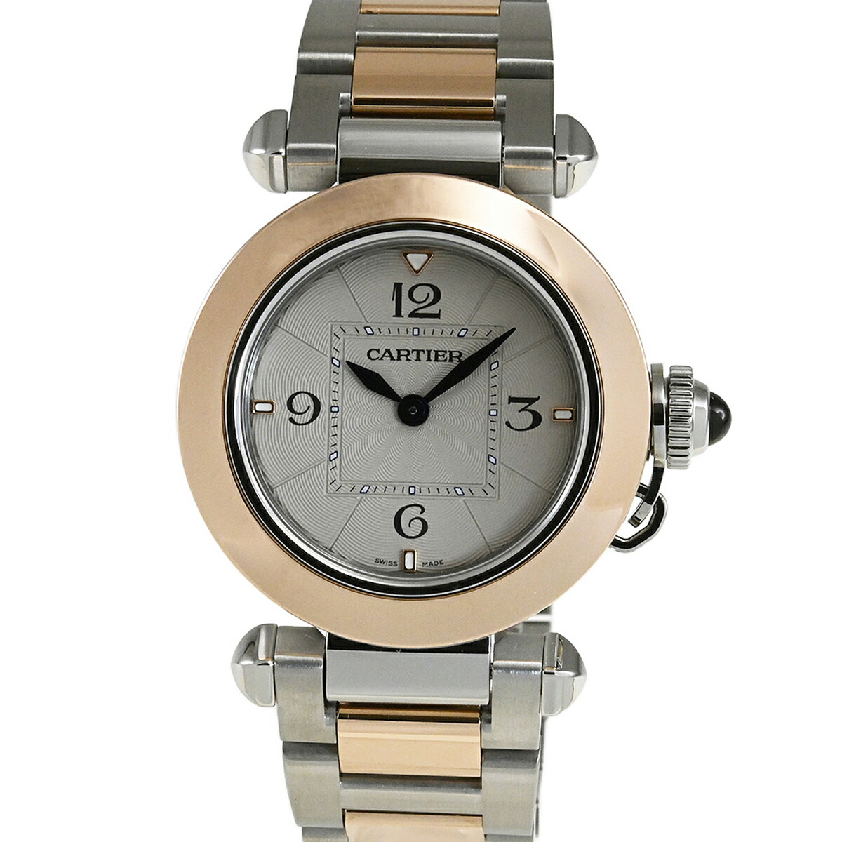 楽天市場】カルティエ Cartier パシャ WGPA0014 シルバー文字盤 新品