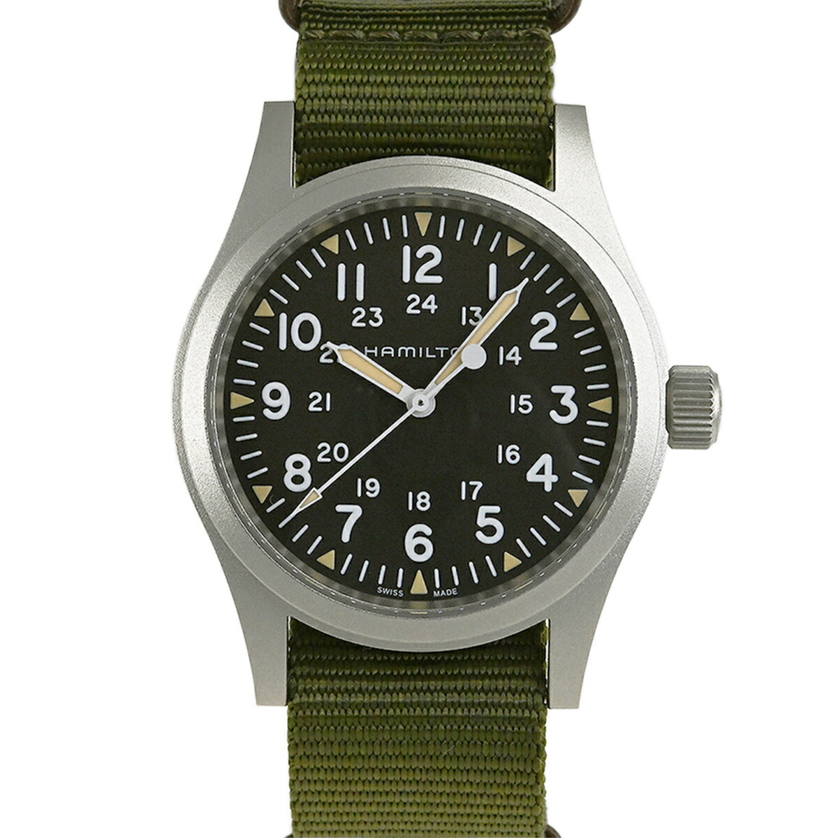 楽天市場】【HAMILTON】【電池交換済】ハミルトン『カーキ』9797
