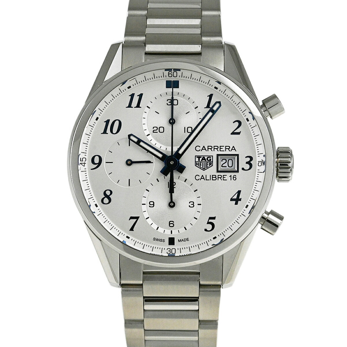 【中古】TAG HEUER タグ・ホイヤー カレラ キャリバー16 クロノグラフ ブルーエディション 日本限定500本 CBK2114.BA0715