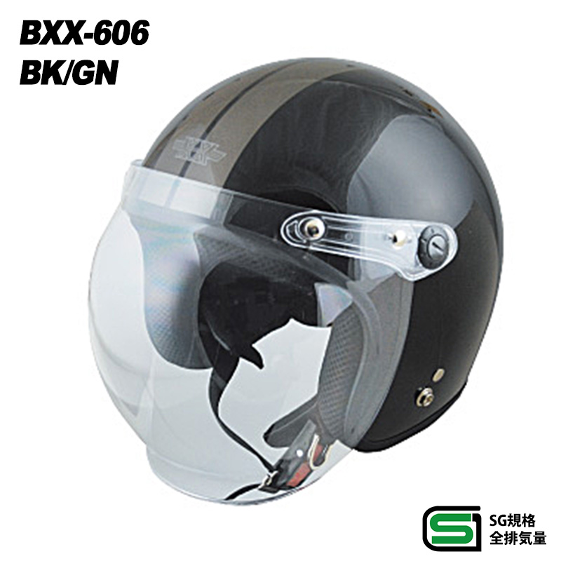 楽天市場】ジェット型ヘルメット マッドブラック(bxx-505