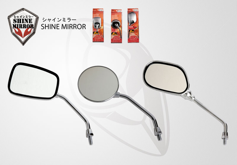 楽天市場】バイクミラー BIKERS MIRROR バイカーズミラー 左右