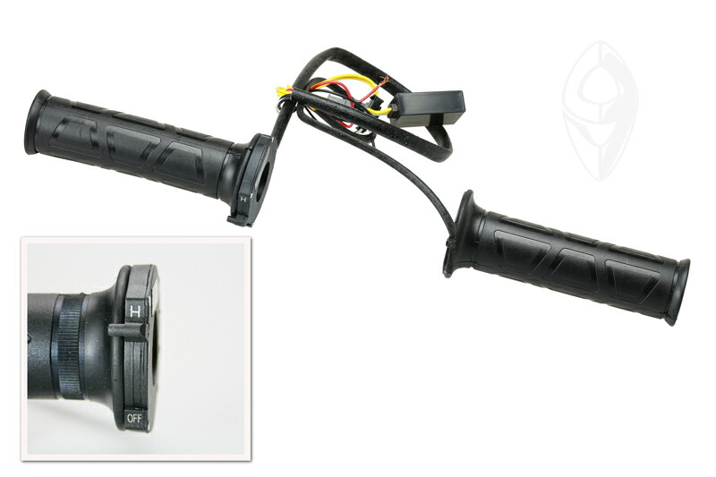 楽天市場】ヒーターグリップ 4段階調節 直径22.2mmのハンドルバーに