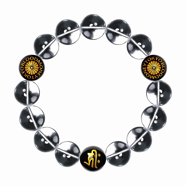 ★(黒狗皐羅！)プレシャスオパール 12.4ミリ珠ビーズ③(SA~SA+) 仏壇屋 滝田商店 数珠 女性用 黒オニキス 桜彫り 8mm玉 念珠袋付き